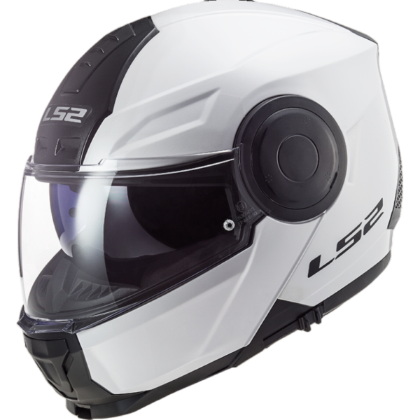 LS2 SCOPE – SOLID WHITE  Flip-Up Kaciga za Motor