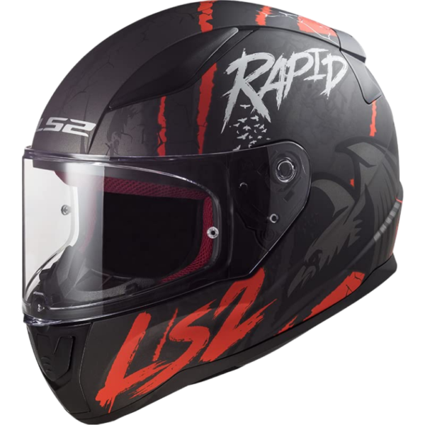 LS2 RAPID – RAVEN Full-Face Kaciga za Motor