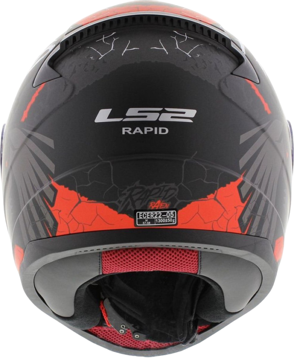 LS2 RAPID – RAVEN Full-Face Kaciga za Motor - Image 4