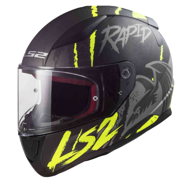 LS2 RAPID – RAVEN Full-Face Kaciga za Motor