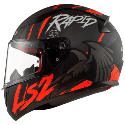 LS2 RAPID – RAVEN Full-Face Kaciga za Motor