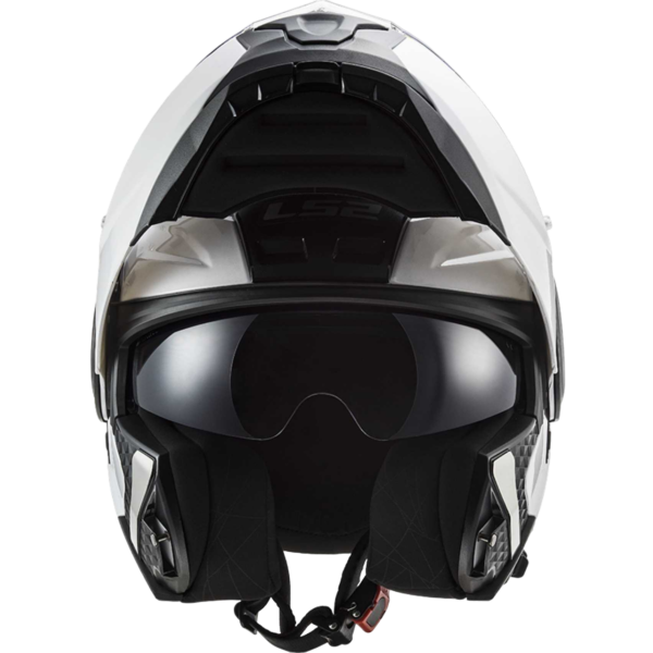 LS2 SCOPE – SOLID WHITE  Flip-Up Kaciga za Motor - Image 2