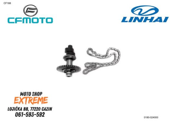 Bregasta osovina za CFMOTO CF MOTO LINHAI 500/600