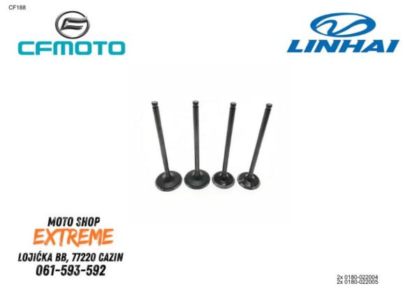 Ventil za CFMOTO CF MOTO LINHAI 500/600